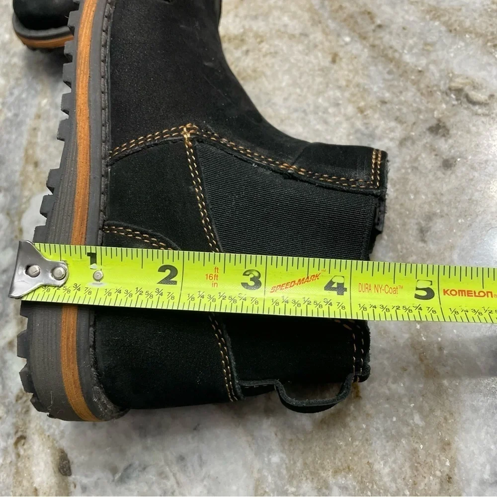 Umi “Dallas” Black Suede Boots Kids Size 12